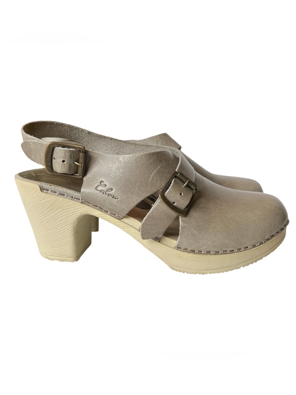 Calou Stockholm Astrid Slingback Clog Size 9